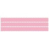 Teacher Created Resources® Cool for School Pink Checkers Straight Border Trim, 35 Feet Per Pack, 3 Packs