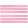 Teacher Created Resources® Cool for School Pink Checkers Straight Border Trim, 35 Feet Per Pack, 6 Packs
