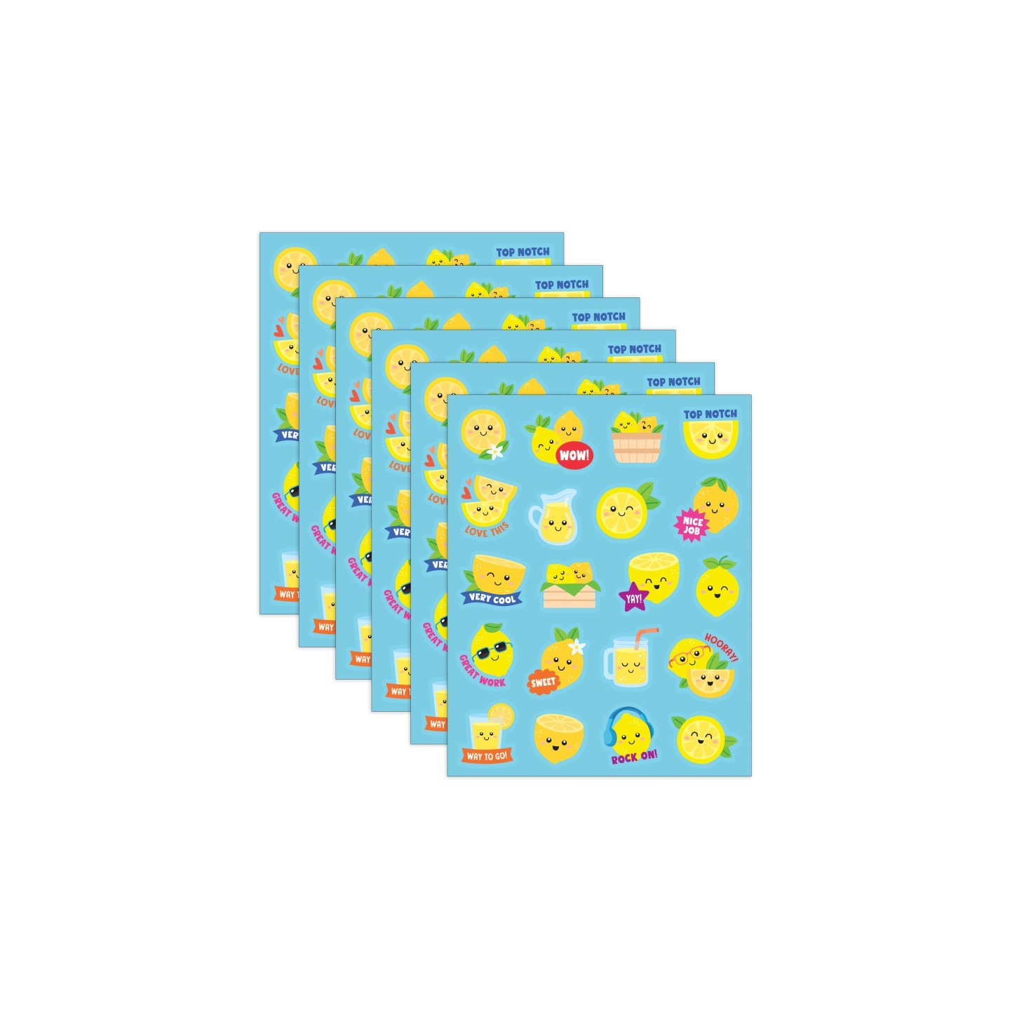 Teacher Created Resources® Lemon Smelly Stickers, 120 Per Pack, 6 Packs