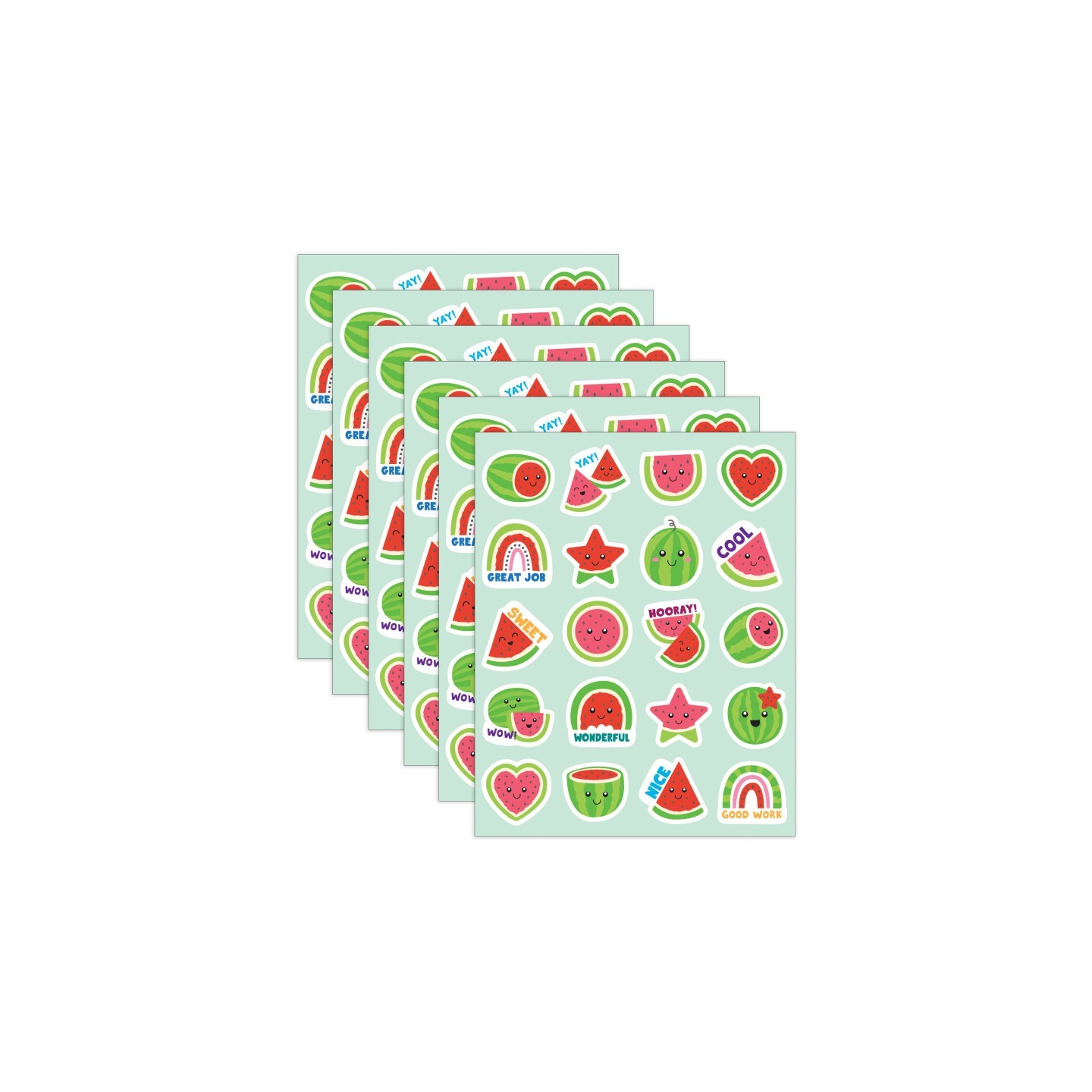 Teacher Created Resources® Watermelon Smelly Stickers, 120 Per Pack, 6 Packs