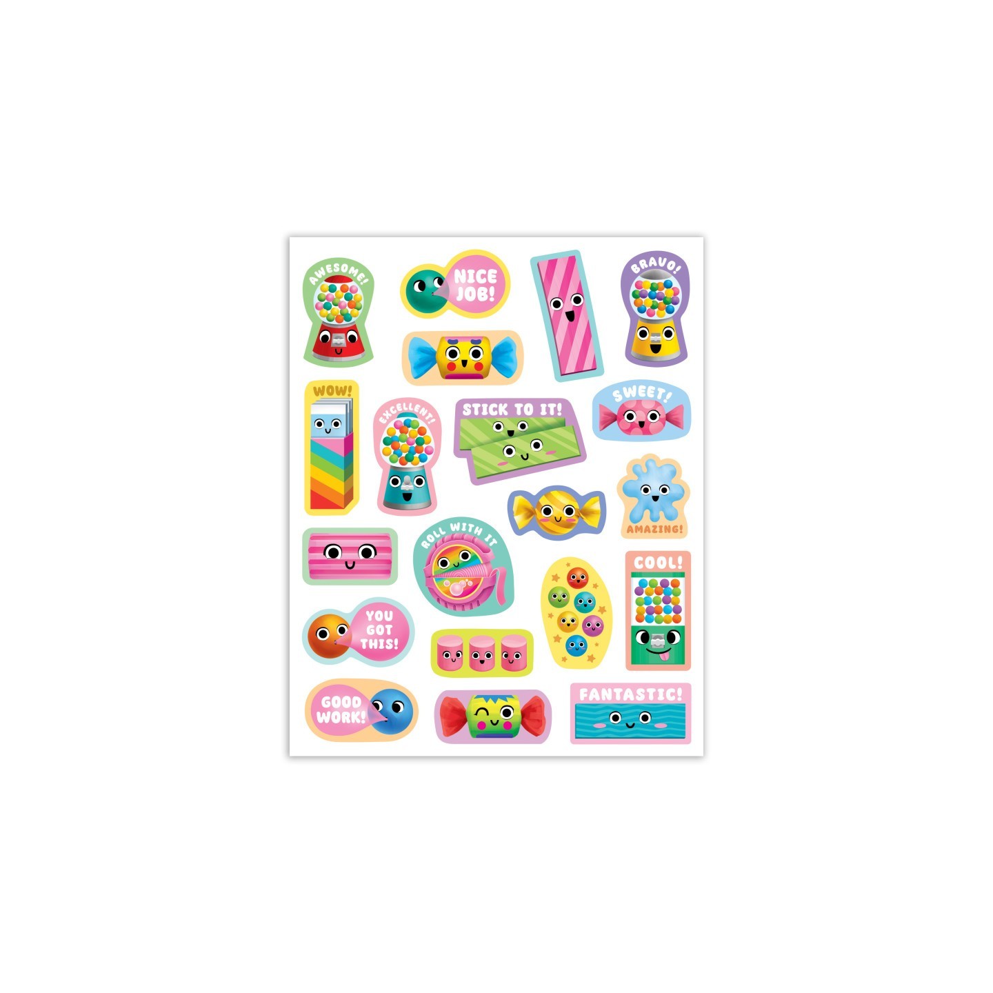 Teacher Created Resources® Bubble Gum Smelly Stickers, Pack of 120