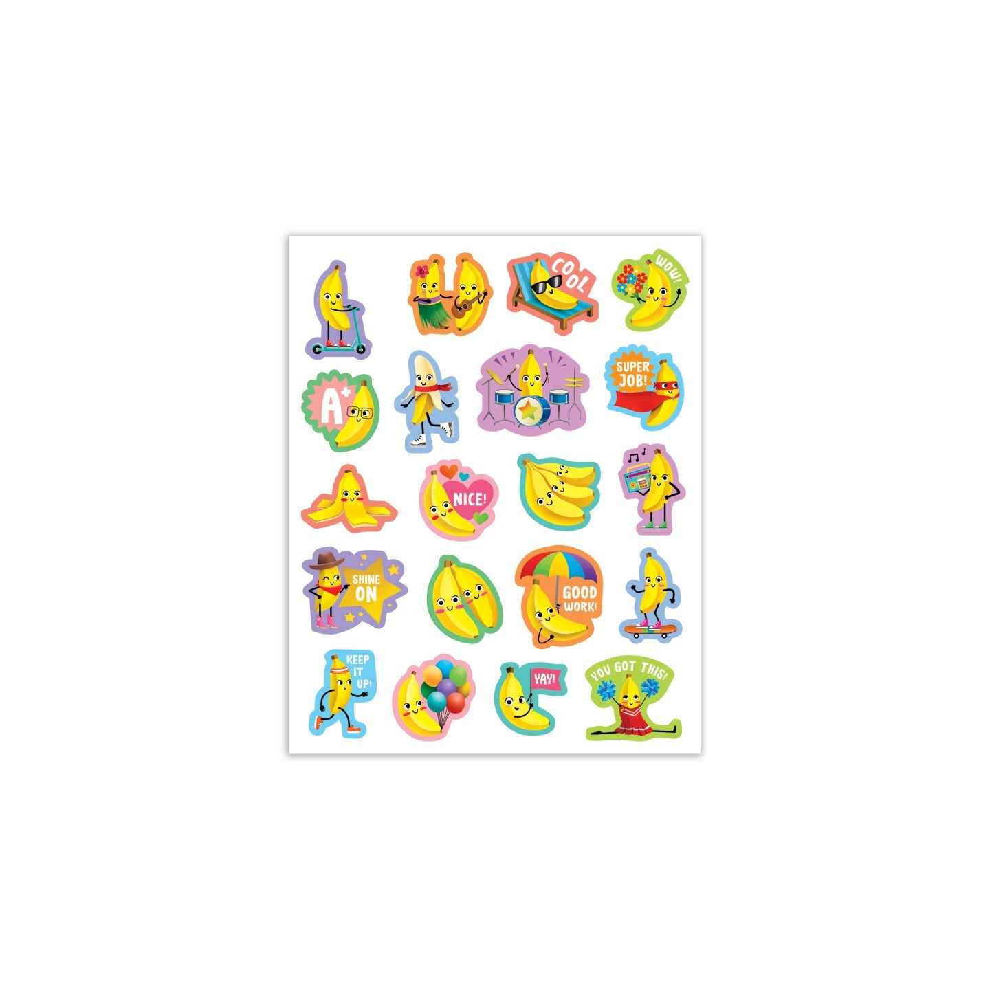 Teacher Created Resources® Banana Smelly Stickers, Pack of 120