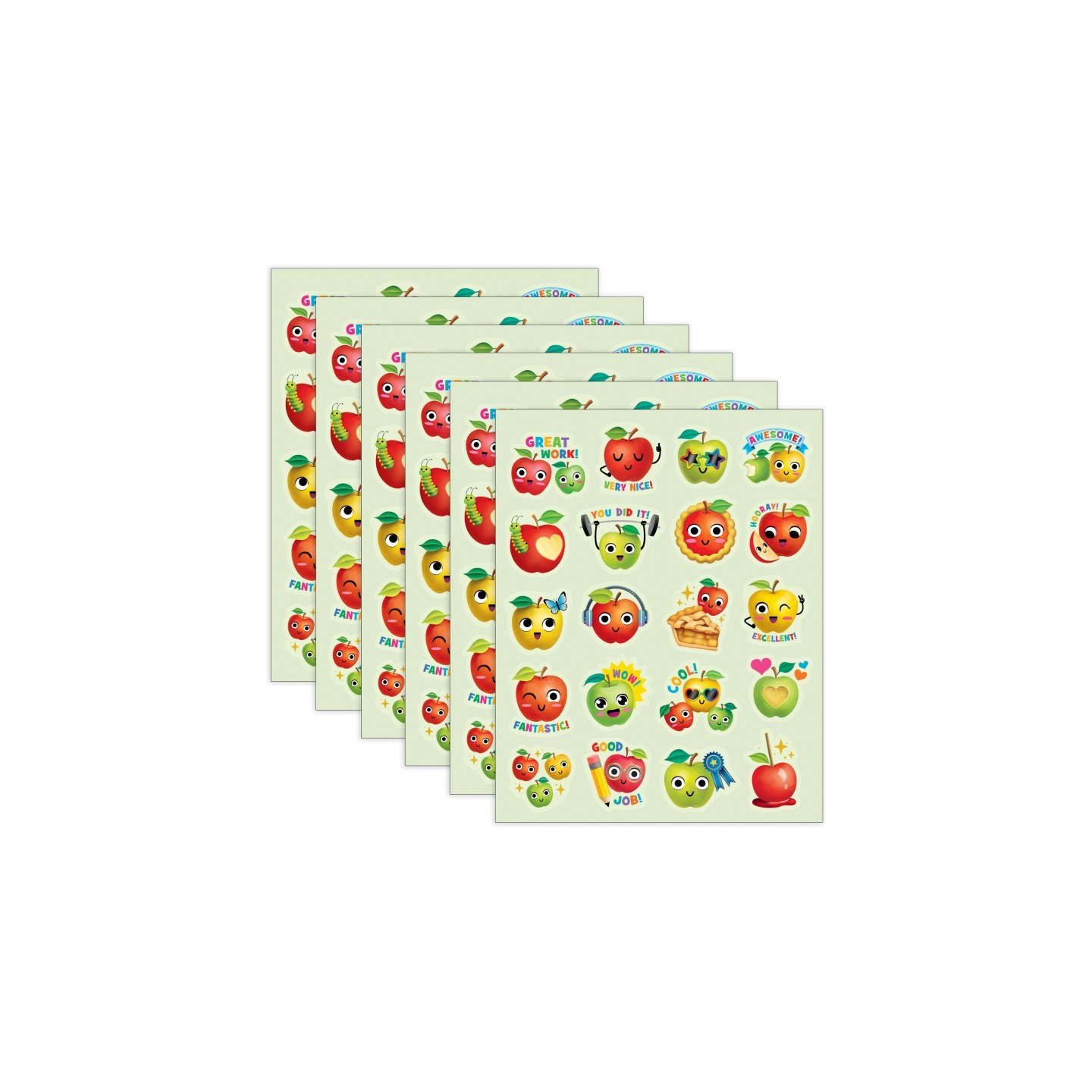 Teacher Created Resources® Apple Smelly Stickers, 120 Per Pack, 6 Packs