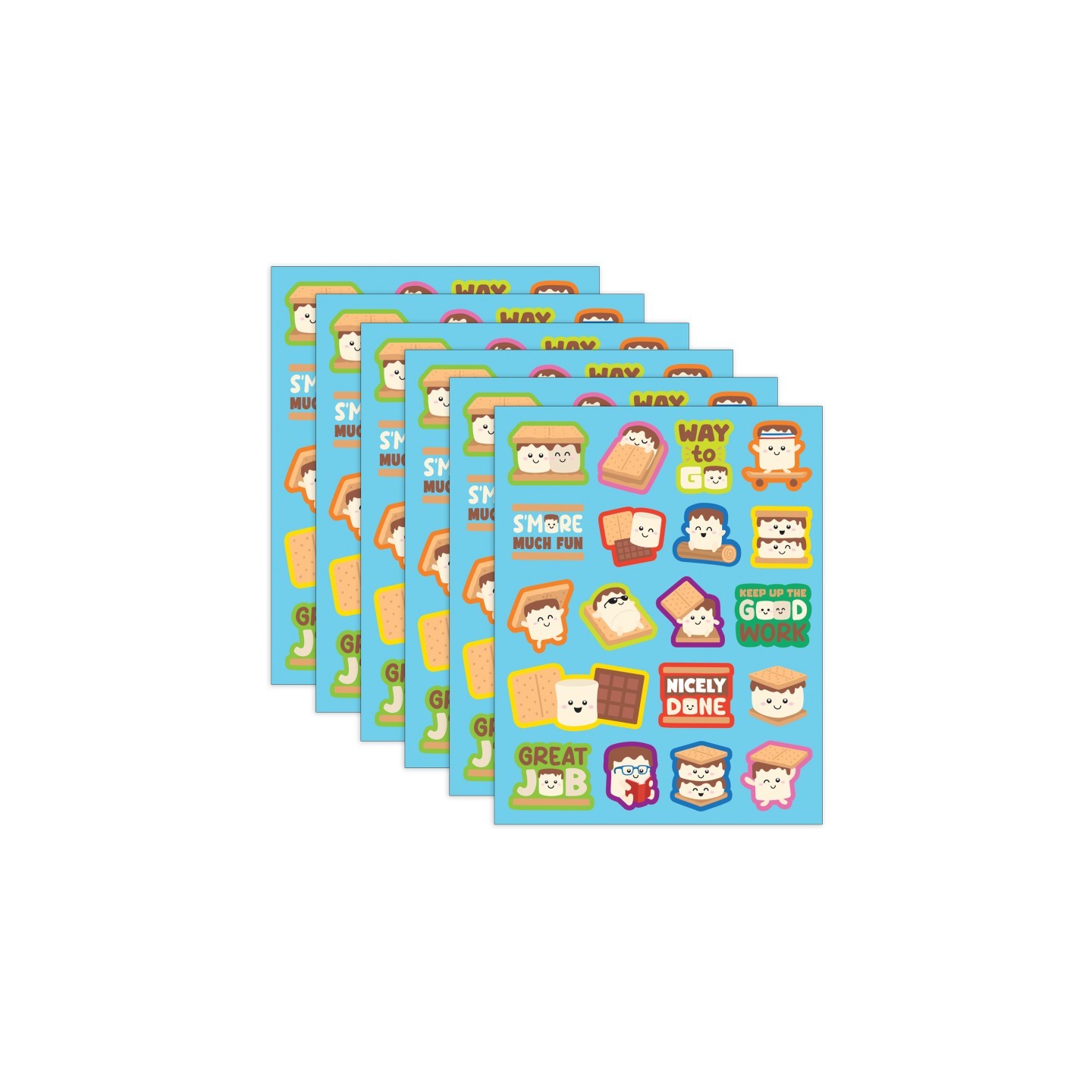 Teacher Created Resources® S'mores Smelly Stickers, 114 Per Pack, 6 Packs