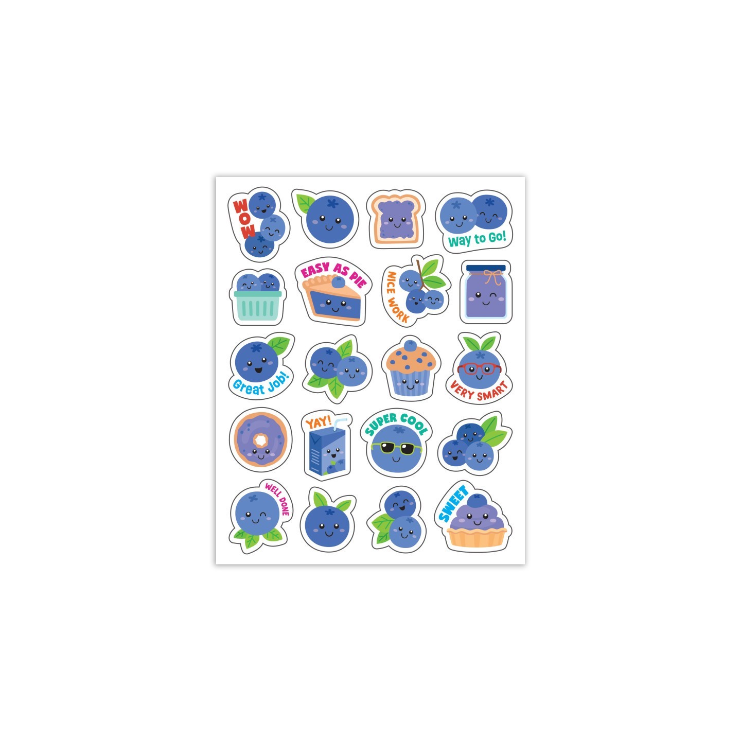 Teacher Created Resources® Blueberry Smelly Stickers, Pack of 120