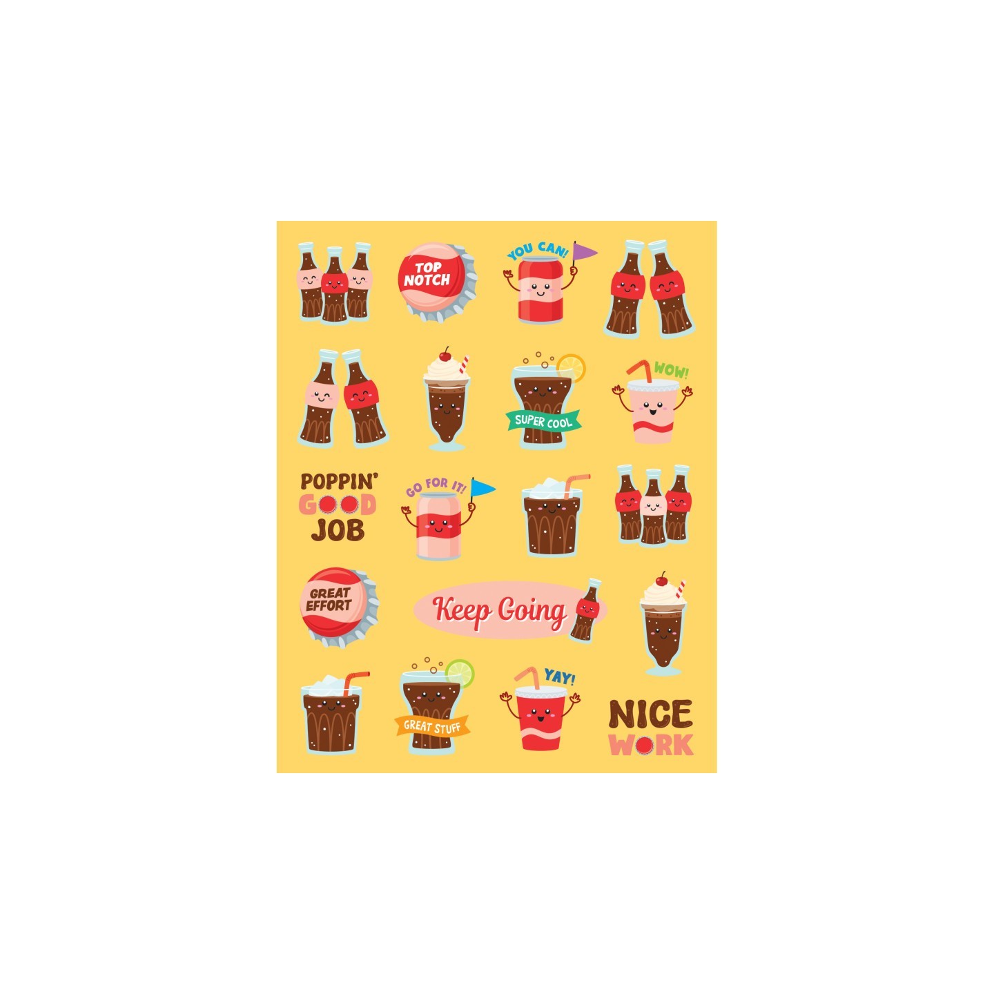 Teacher Created Resources® Cola Smelly Stickers, Pack of 114