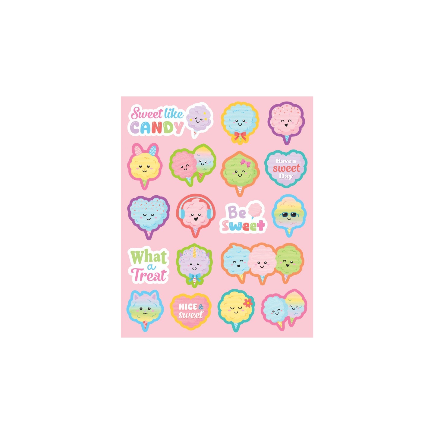 Teacher Created Resources® Cotton Candy Smelly Stickers, Pack of 108