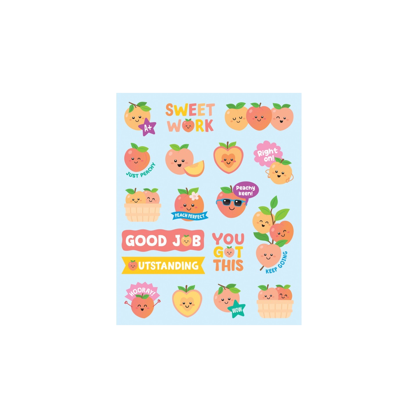 Teacher Created Resources® Peach Smelly Stickers, Pack of 108