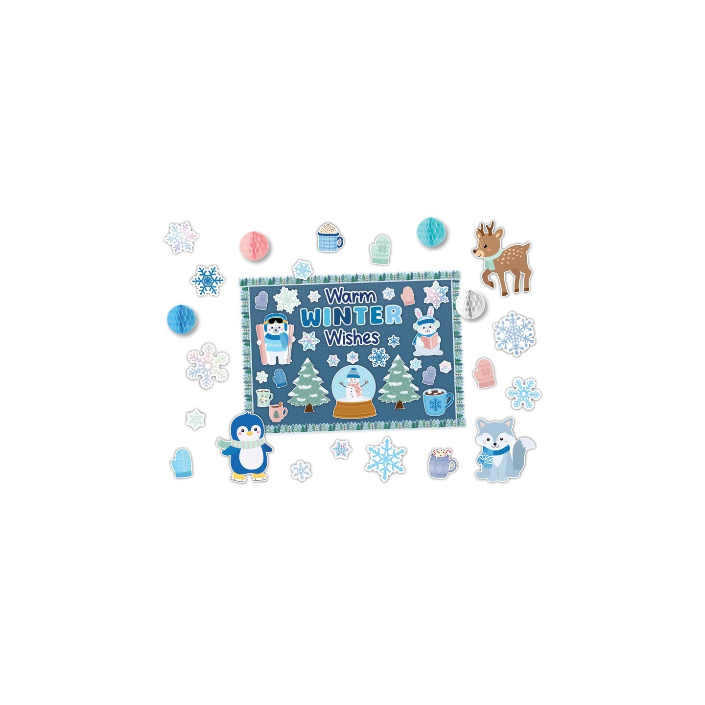 Teacher Created Resources® Warm Winter Wishes Create & Decorate Quick Kit
