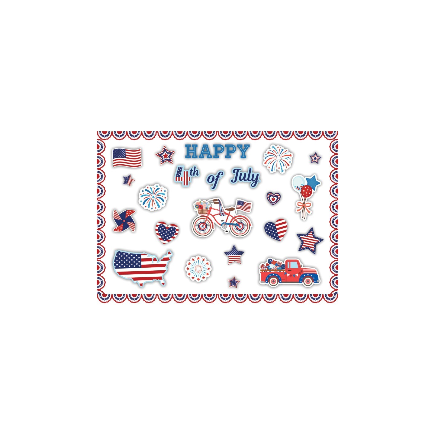 Teacher Created Resources® Patriotic Create & Decorate Quick Kit