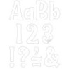Teacher Created Resources® White 4" Wild Whimsy Self-Adhesive Letters, 222 Pieces