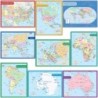 Teacher Created Resources® Map Charts Set, Set of 9