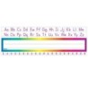 Scholastic Alphabet-Number Line (Standard) Name Plates, Pack of 36