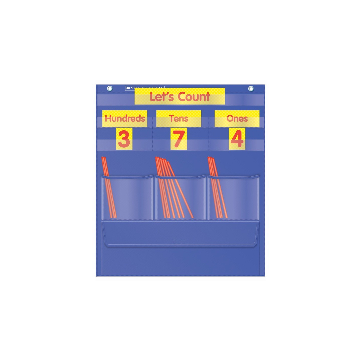 Scholastic Teaching Solutions Counting Caddie & Place Value Pocket Chart