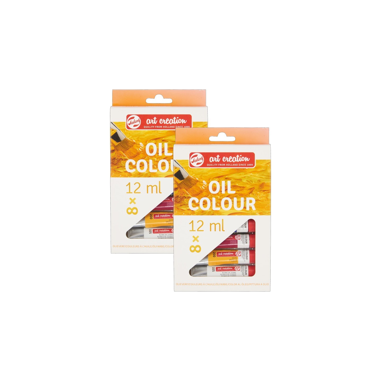 Talens Art Creation Oil Set, 12mL, 8 Per Set, 2 Sets