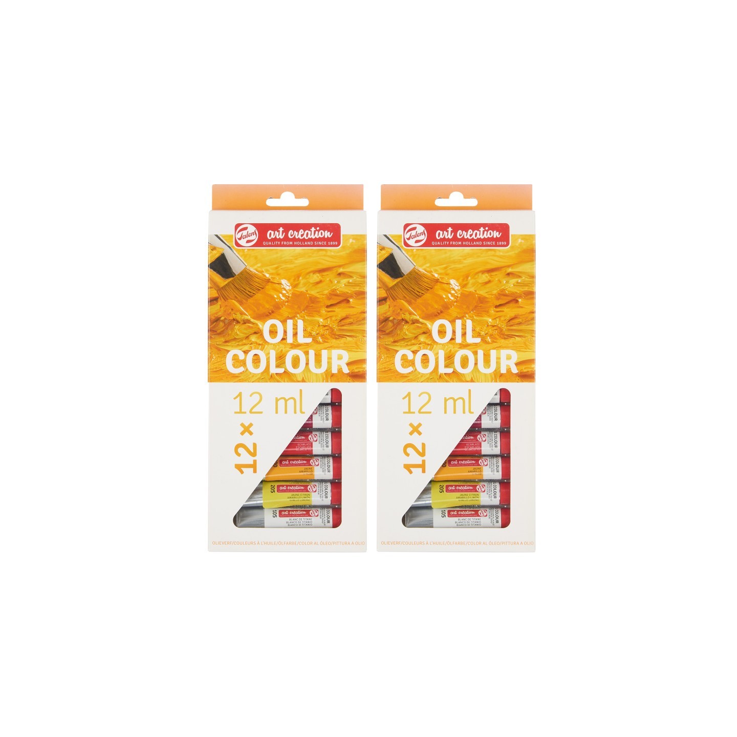 Talens Art Creation Oil Set, 12mL, 12 Per Set, 2 Sets