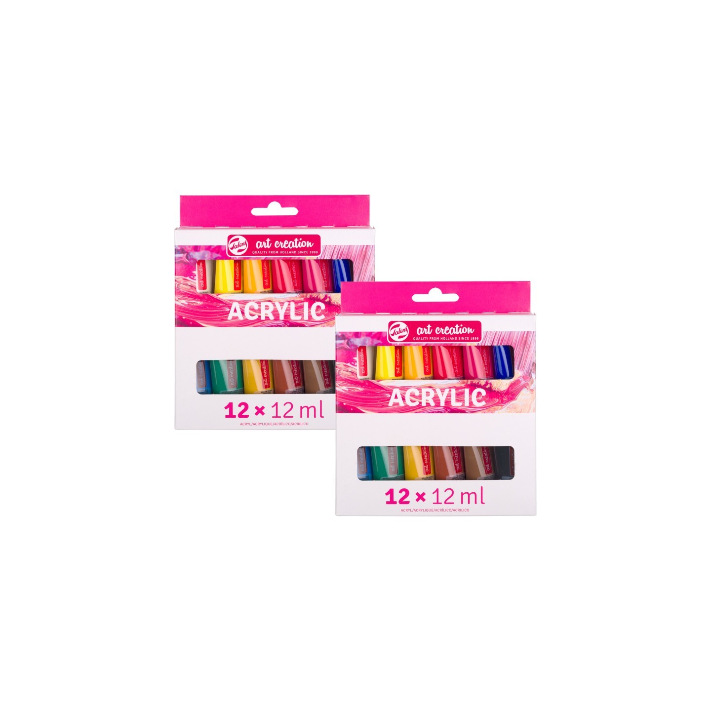 Talens Art Creation Acrylic Set, 12mL, 12 Per Set, 2 Sets
