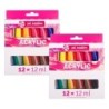 Talens Art Creation Acrylic Set, 12mL, 12 Per Set, 2 Sets