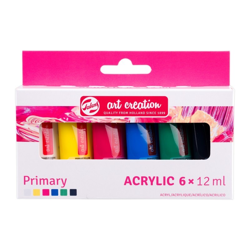 Talens Art Creation Set, 6 x 12mL, Primary