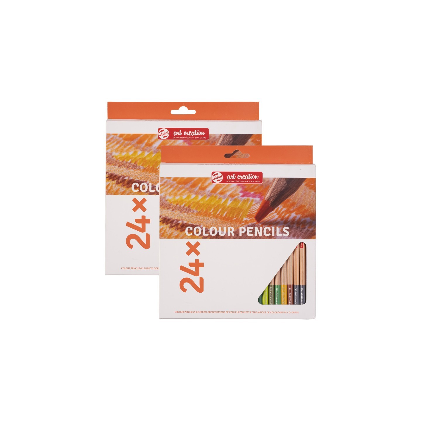 Talens Art Creation Color Pencils, 24 Per Set, 2 Sets