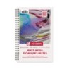 Talens Art Creation Mixed Media Paper Pad, Spiral Bound, 98lbs, 5.5" x 8.5", 40 Sheets