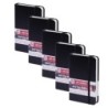 Talens Art Creation Sketchbook, 80 Sheets, 90lbs, Black Cover, 3.5" x 5.5", Pack of 5