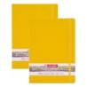 Talens Art Creation Sketchbook, 80 Sheets, 90lbs, Golden Yellow Cover, 8.3" x 11.7" (A4), Pack of 2