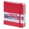 Talens Art Creation Sketchbook, 80 Sheets, 90lbs, Red Cover, 4.7" x 4.7"