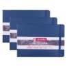 Talens Art Creation Sketchbook, 80 Sheets, 90lbs, Navy Blue Cover, 8.3" x 5.8" (A5), Pack of 3