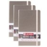 Talens Art Creation Sketchbook, 80 Sheets, 90lbs, Pink Champagne Cover, 5.1" x 8.3", Pack of 3