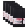 Talens Art Creation Dotted Sketchbook, 80 Sheets, 50lbs, 3.5" x 5.5", Pack of 5