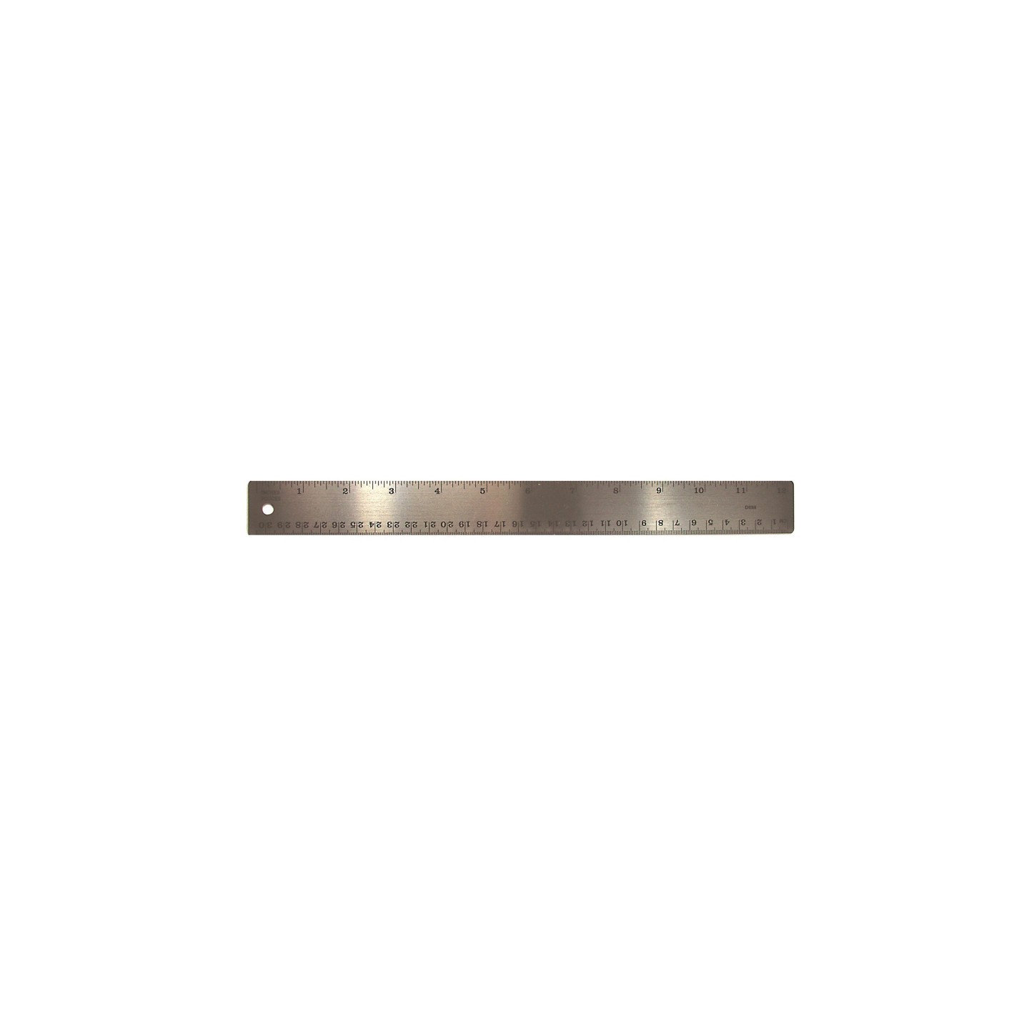 The Pencil Grip™ Stainless Steel Ruler, 12"