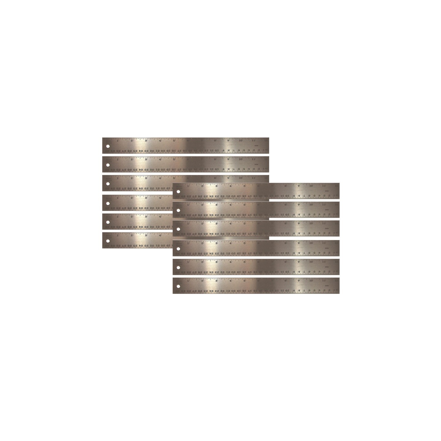 The Pencil Grip™ Stainless Steel Ruler, 12", Pack of 12
