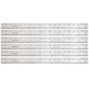 The Pencil Grip™ Stainless Steel Ruler, 18", Pack of 6