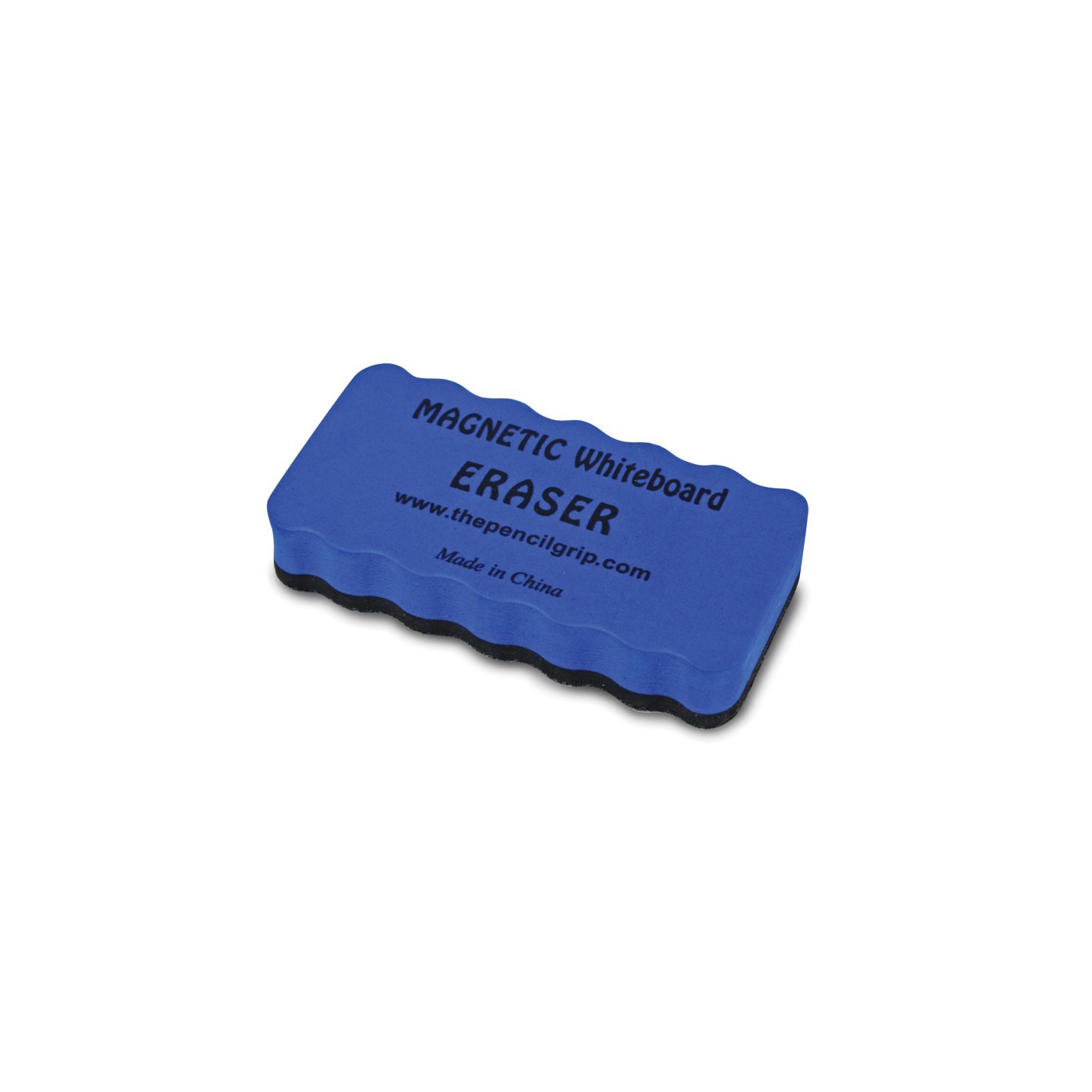 The Pencil Grip™ Magnetic Whiteboard Eraser, 4" x 2", Blue, Pack of 24