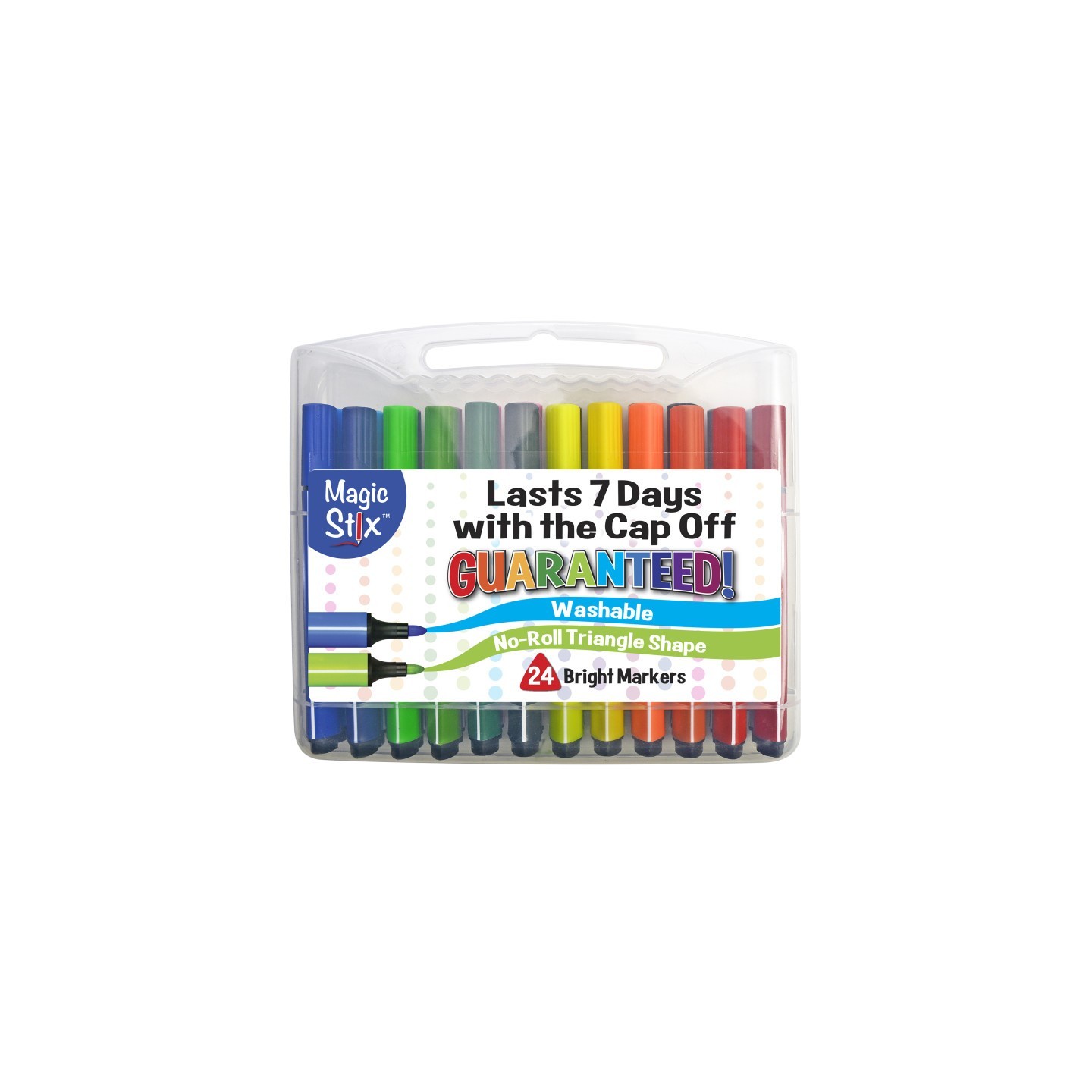 Magic Stix™ Triangular Markers, 24 Pack