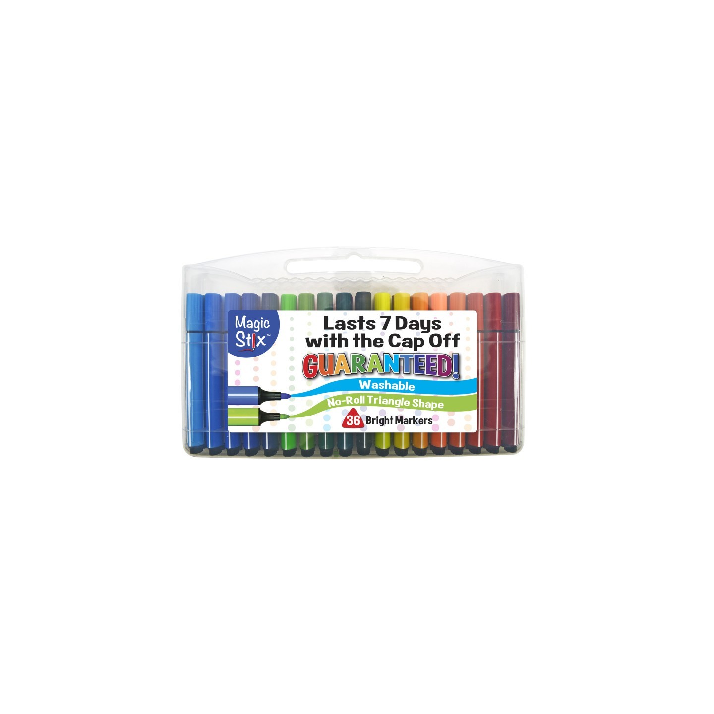 Magic Stix™ Triangular Markers, 36 Colors