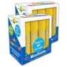 Kwik Stix™ Solid Tempera Paint Sticks, Single Color Pack, Yellow, 12 Per Pack, 2 Packs