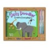 The Pencil Grip™ Daily Doodler Reusable Activity Book-Wild Animals Cover, Includes 4 Wonder Stix