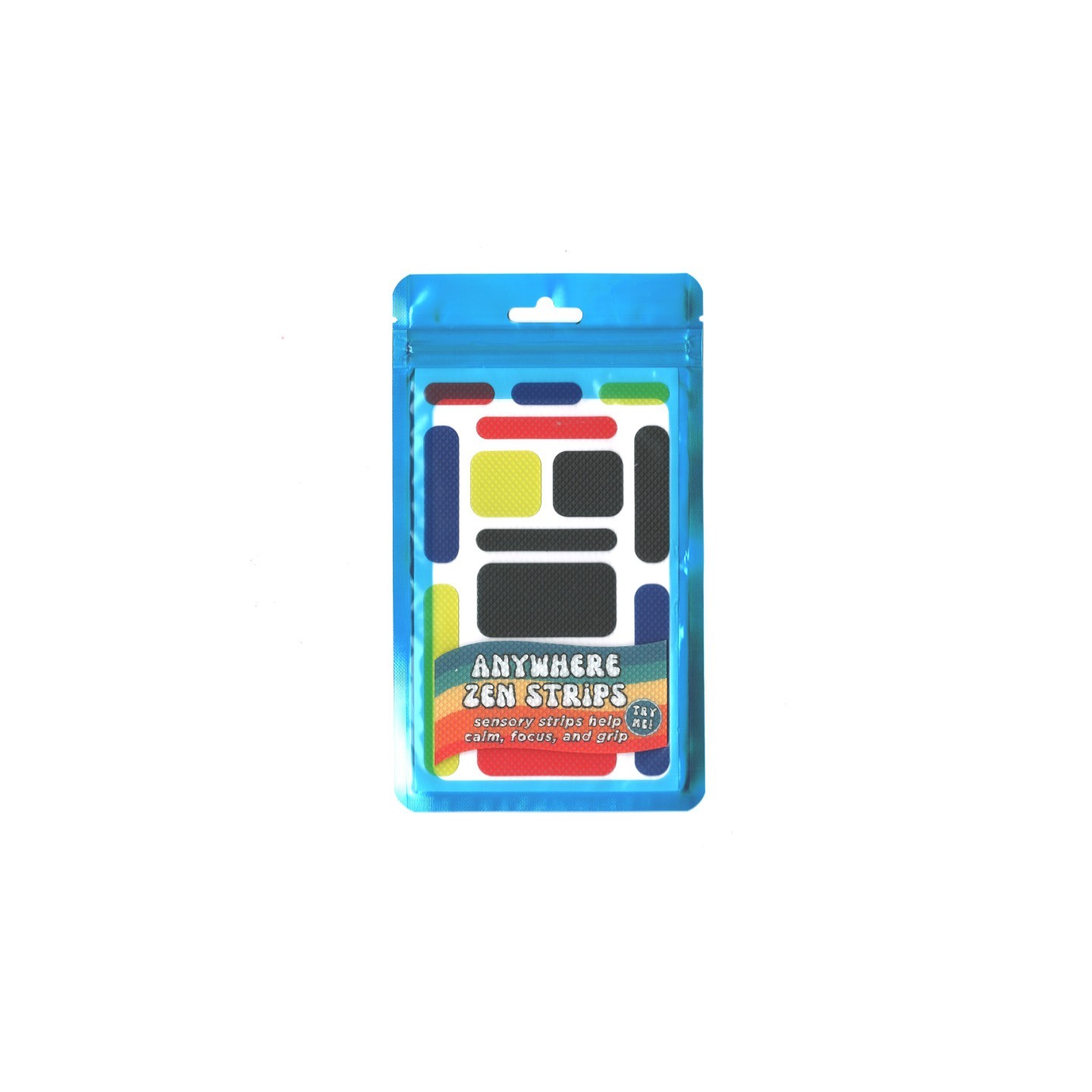 The Pencil Grip™ Zen Strips, Anywhere Zen, Bumpy Primary, 13 Per Set, 6 Sets