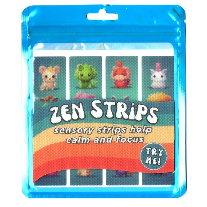 The Pencil Grip™ Zen Strips, Bumpy Cuties Set 7, 4 Per Set, 6 Sets