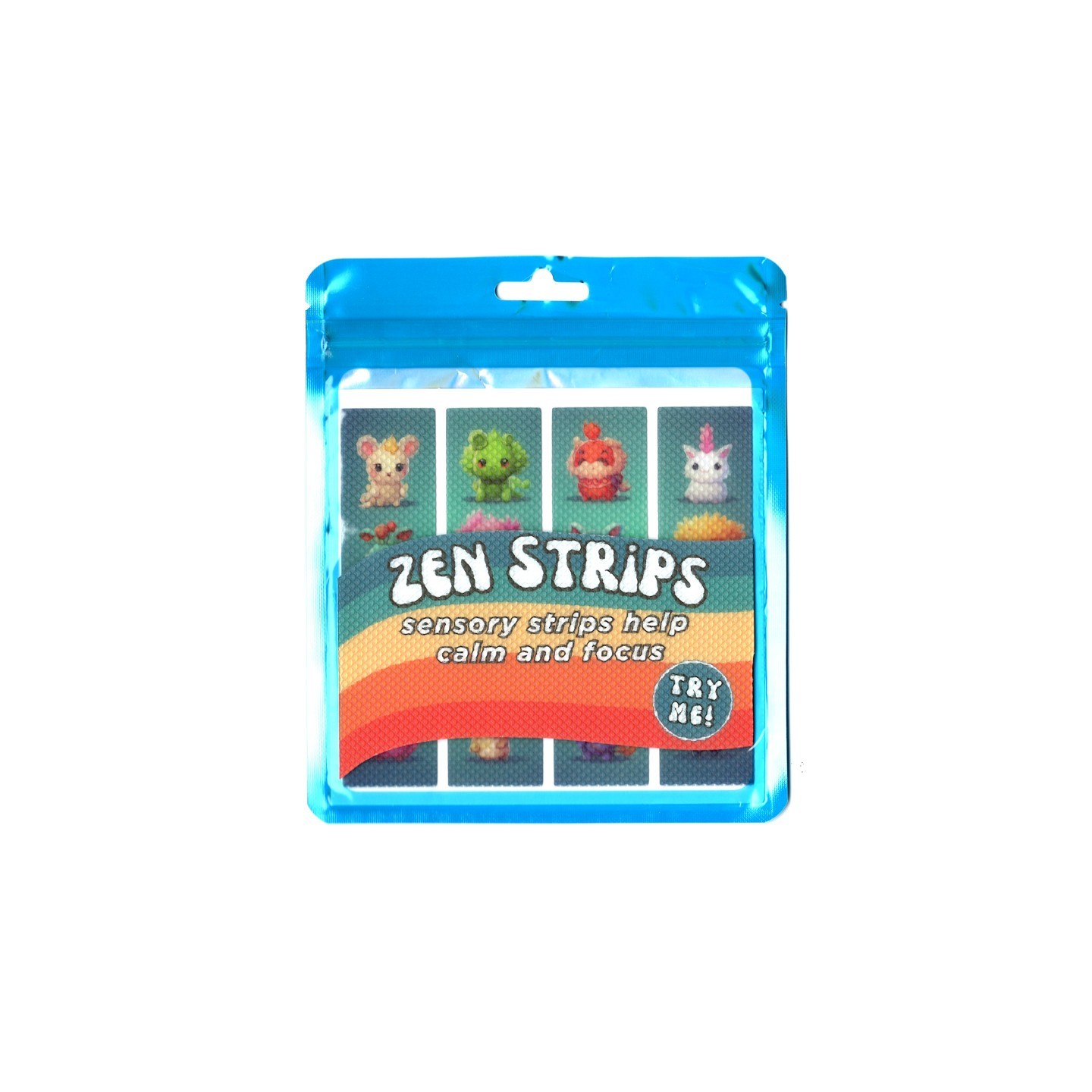 The Pencil Grip™ Zen Strips, Bumpy Cuties Set 7, 4 Per Set, 6 Sets