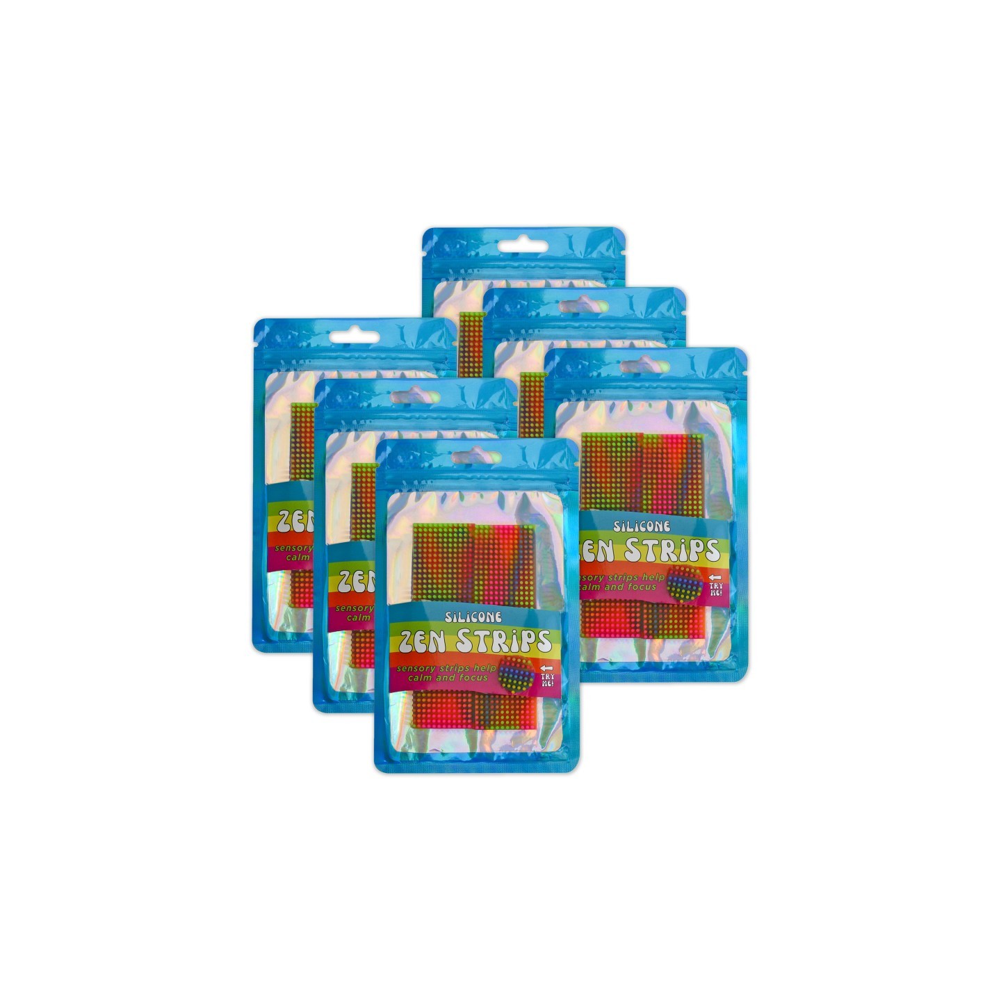 TPG Creations Silicone Zen Strips, 2 Per Set, 6 Sets