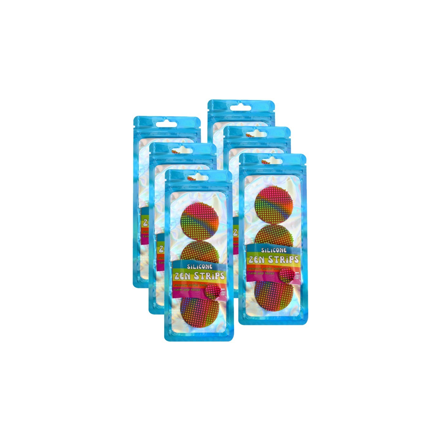 TPG Creations Silicone Zen Dots, 3 Per Set, 6 Sets