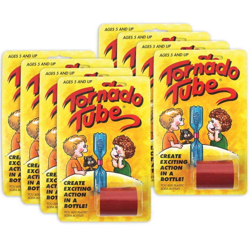 Tornado Tube® Twister Tube Connector Experiment, Pack of 8