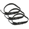 Toddler Tables Junior Seat Replacement Belt for Toddler Table, Black, Pack of 3