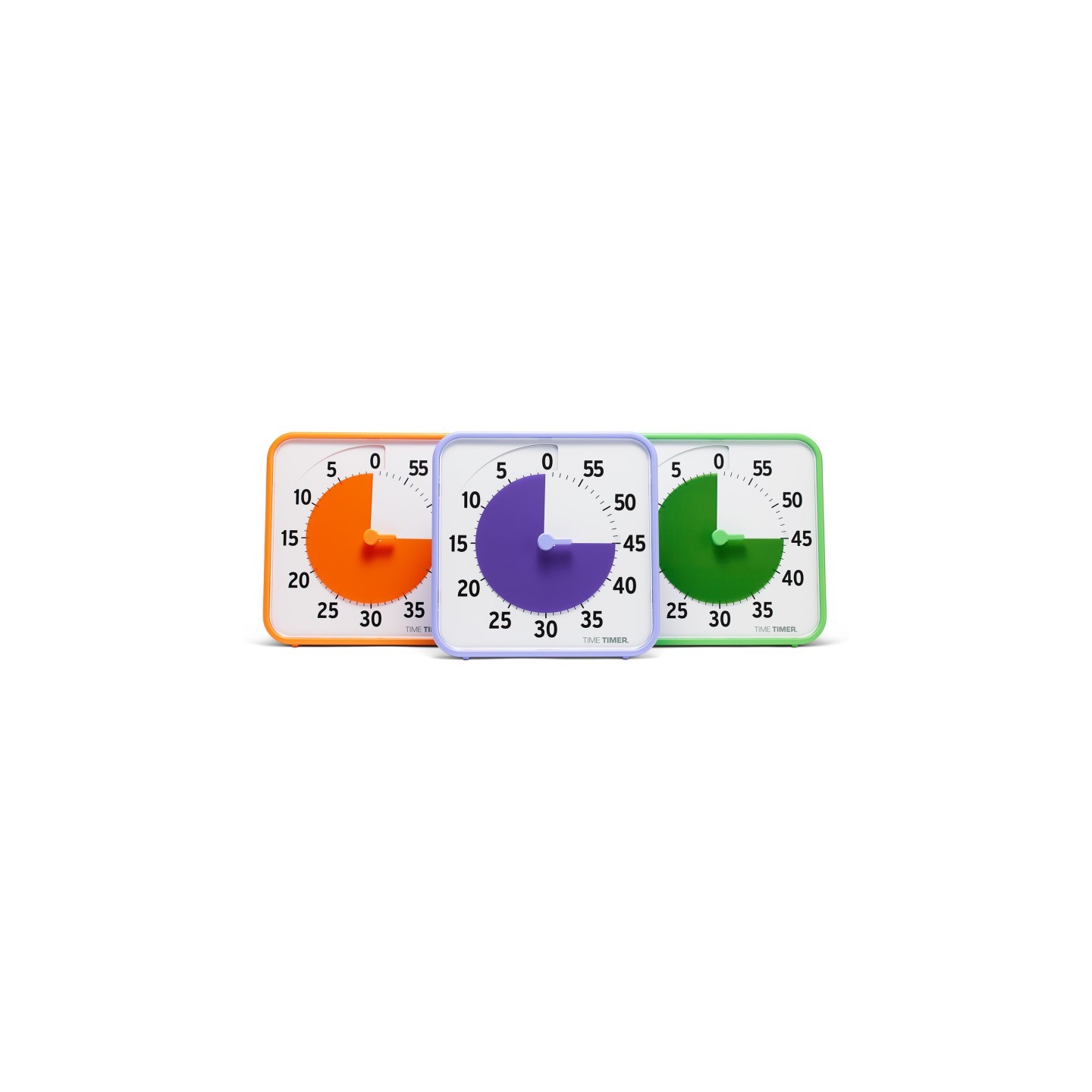 Time Timer® Original 8" Timer - Learning Center Classroom Set, Secondary Colors, Set of 3