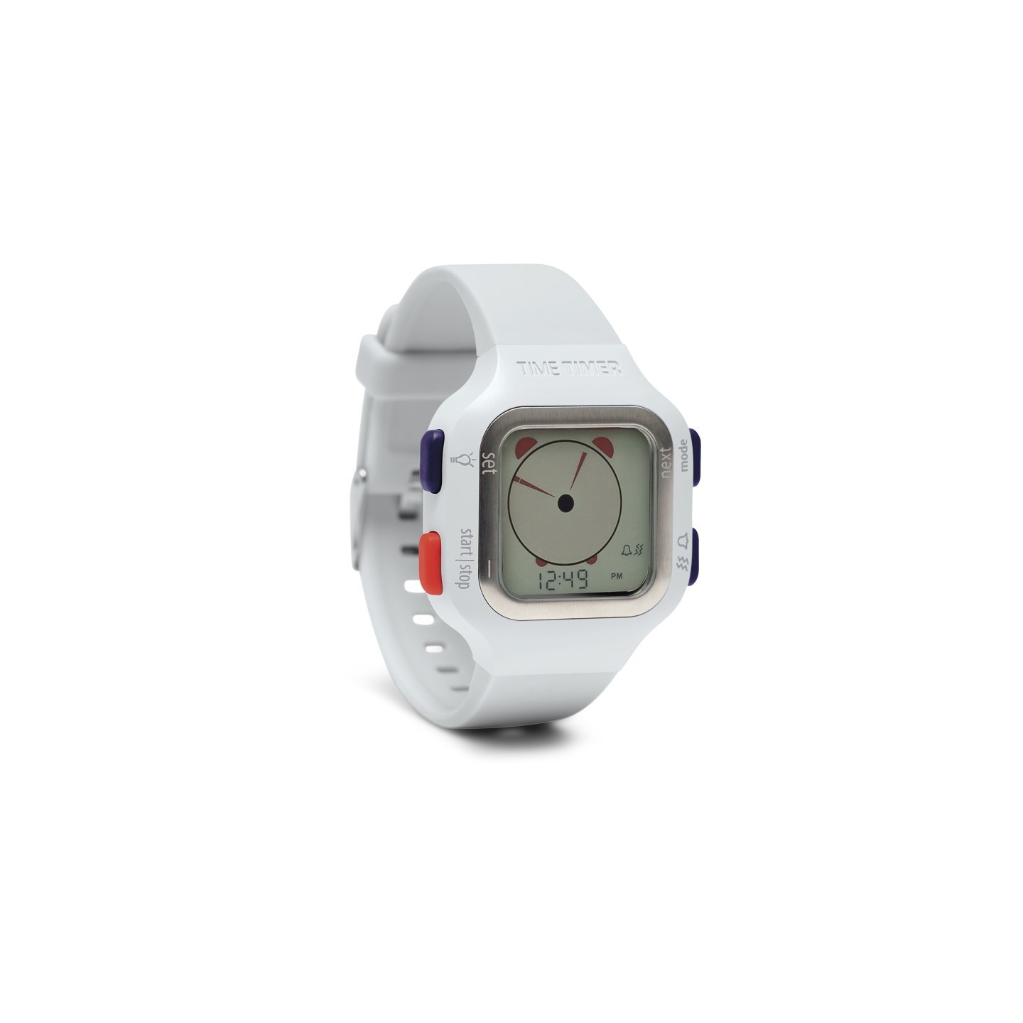 Time Timer® Time Timer Watch, Small, Arctic White