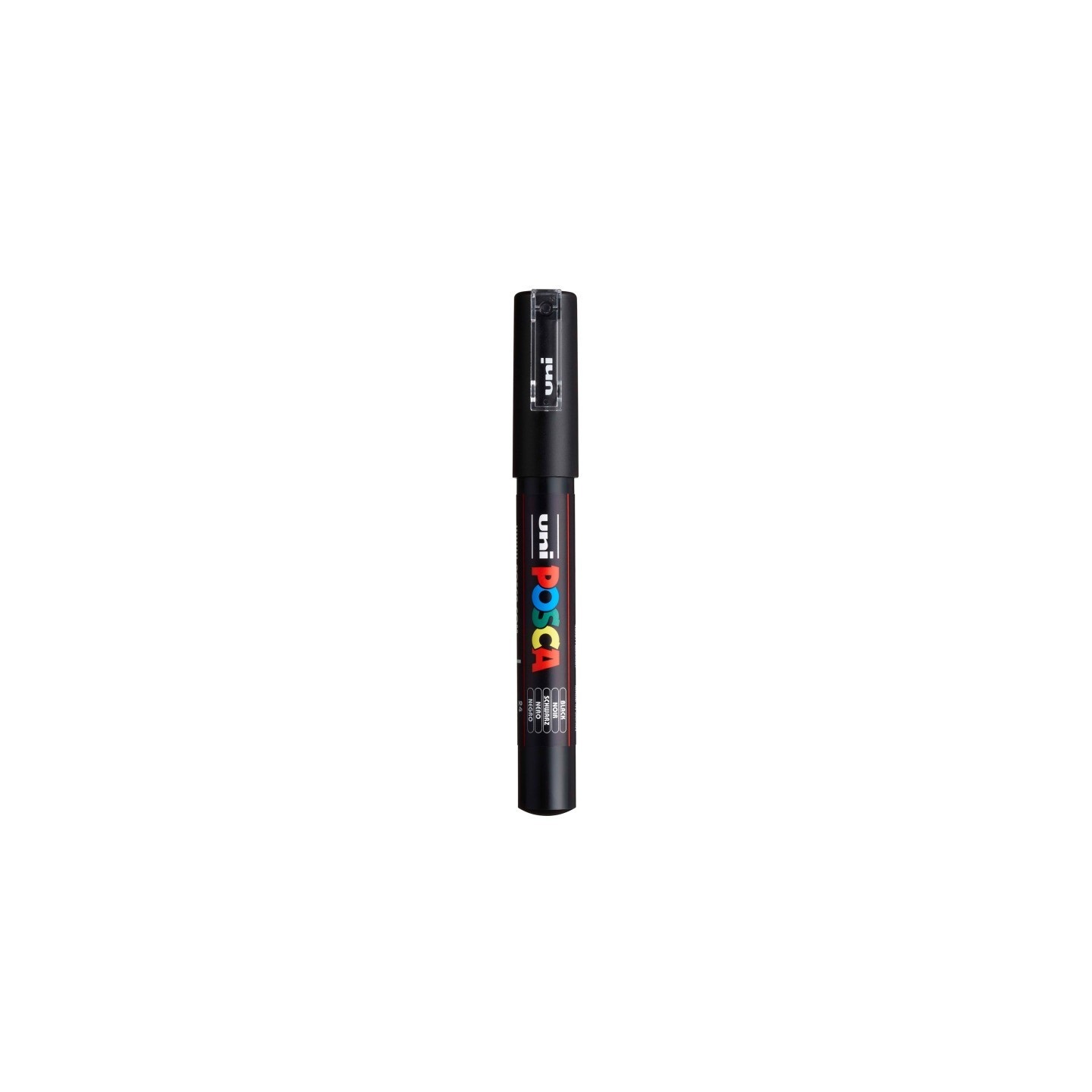 POSCA PC-1M Paint Marker, Extra Fine Bullet Tip (0.7-1.0 mm), Black