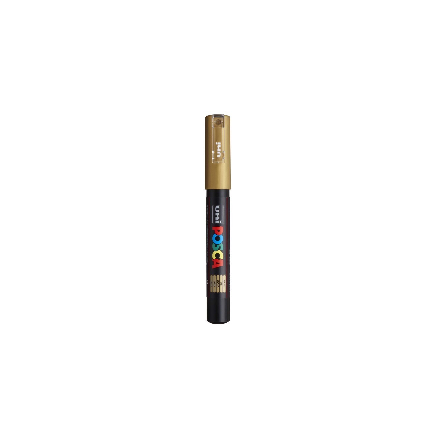 POSCA PC-1M Paint Marker, Extra Fine Bullet Tip (0.7-1.0 mm), Gold